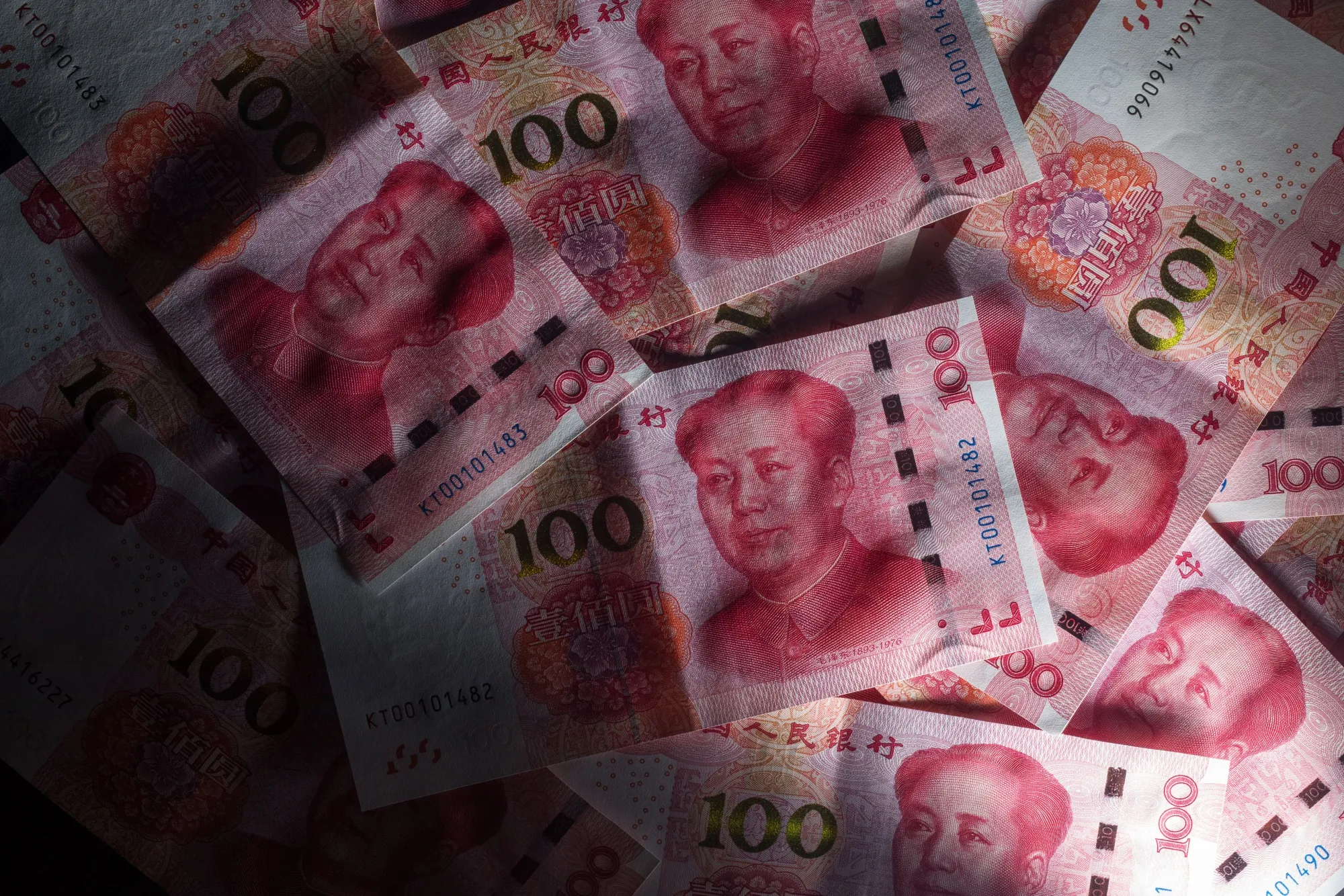 Chinese Yuan, Hong Kong Dollar and U.S. Dollar Banknotes