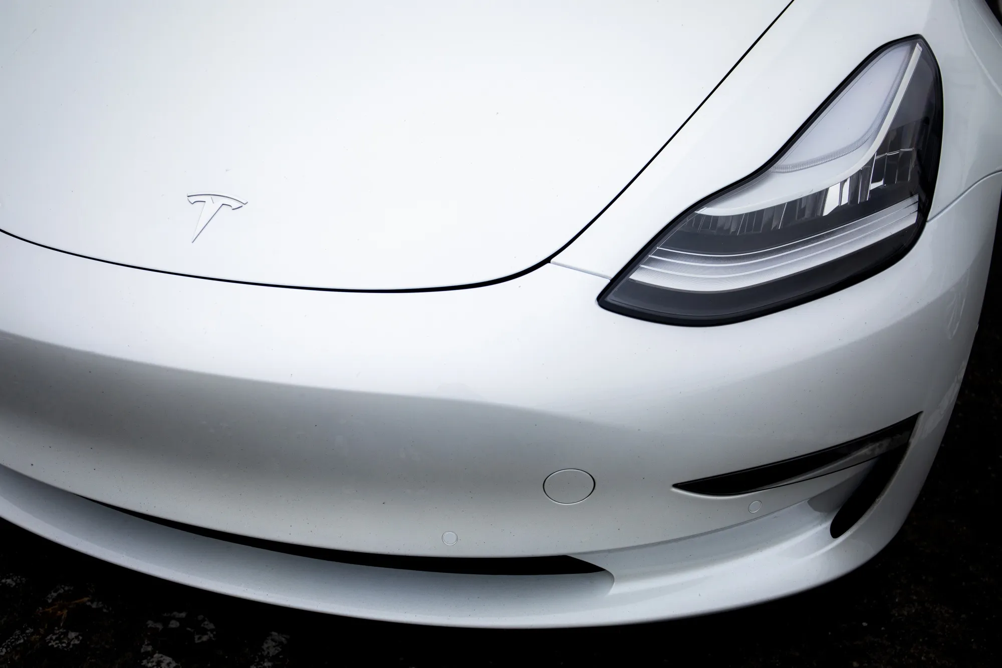 A Tesla Charging Station Ahead Of Earnings Figures 