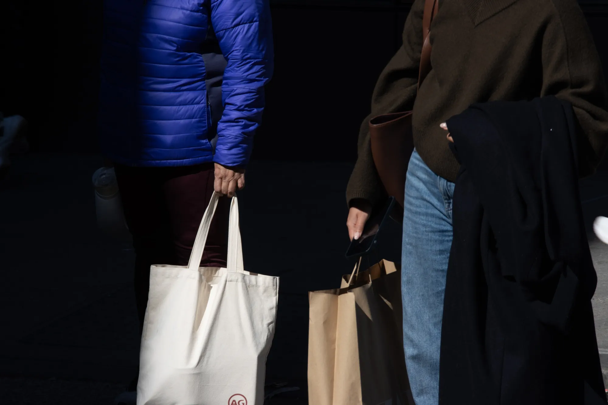 Shoppers in the SoHo neighborhood of New York.