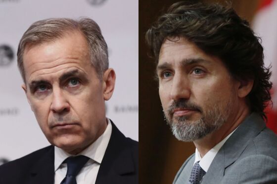 Trudeau Taps Carney for Help in Crafting Recovery Plan
