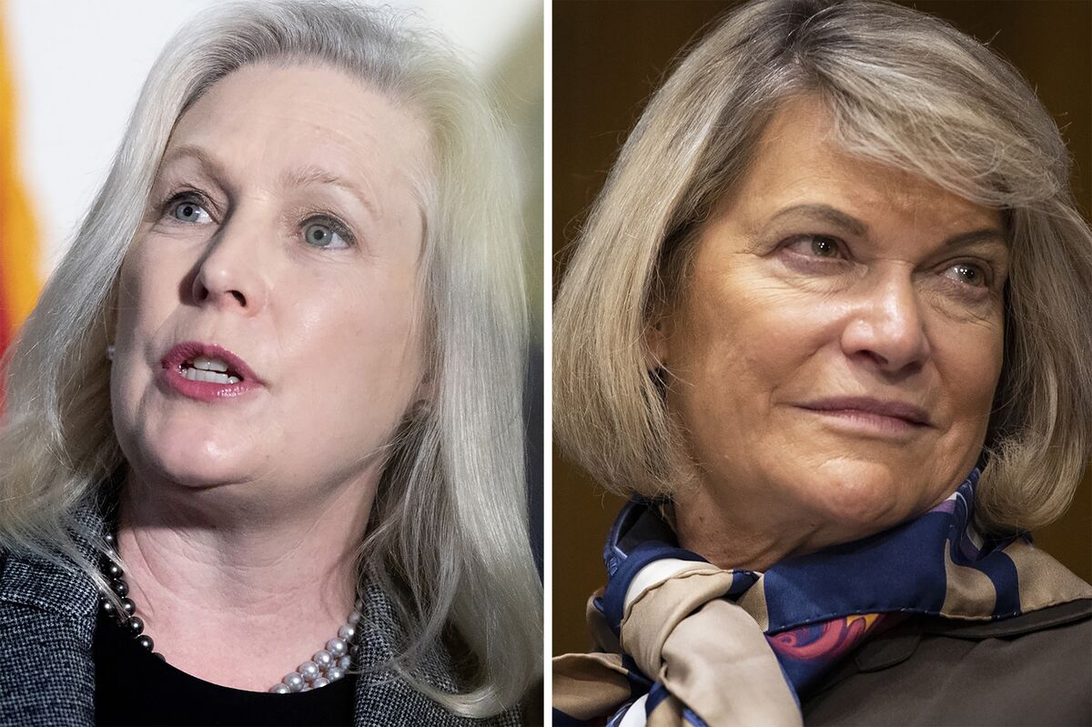 Crypto Implosion Juices Senators Lummis, Gillibrand to Push for Law to  Clamp Dow - Bloomberg