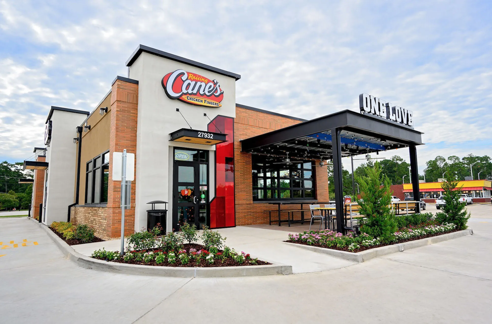 A Raising Cane’s restaurant