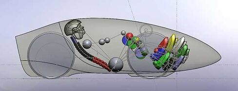 Eta Speedbike configuration rendering