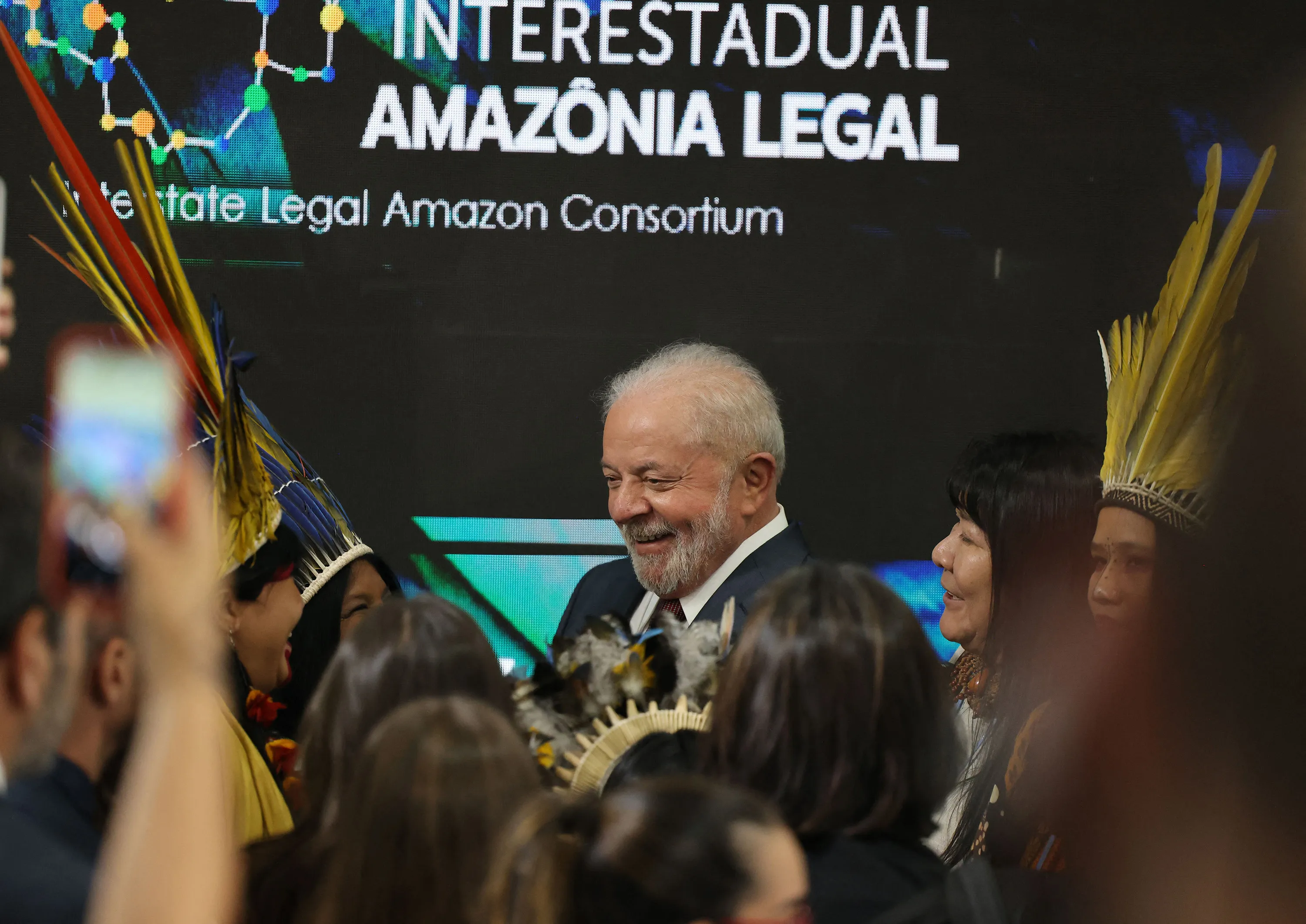 Brazil’s Luiz Inacio Lula da Silva&nbsp;at the COP27 climate conference in Egypt on Nov. 16, 2022.&nbsp;