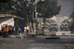 Palestinian demonstrators clash with the Israeli army while forces in&nbsp;Nablus, on Aug. 9.