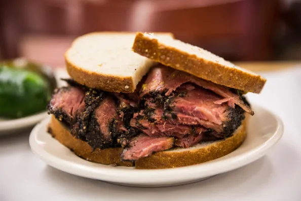 Is there&nbsp;gold in the pastrami sandwiches?