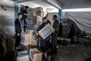 United Nations Relief And Works Agency Aid Distribution Center in Central Gaza