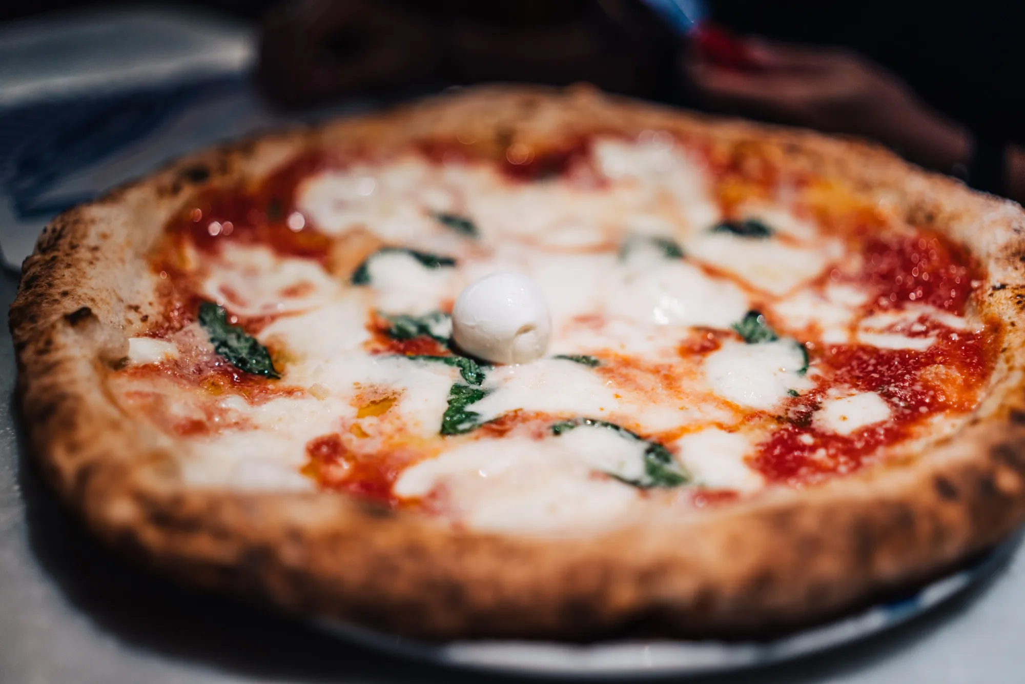 A classic Pizza Margherita.