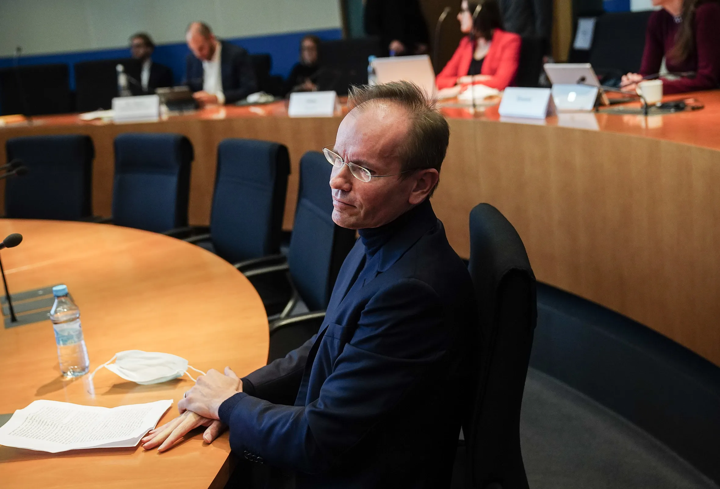Markus Braun stonewalled by claiming his right to silence at a hearing in Berlin on Nov. 19. &nbsp;