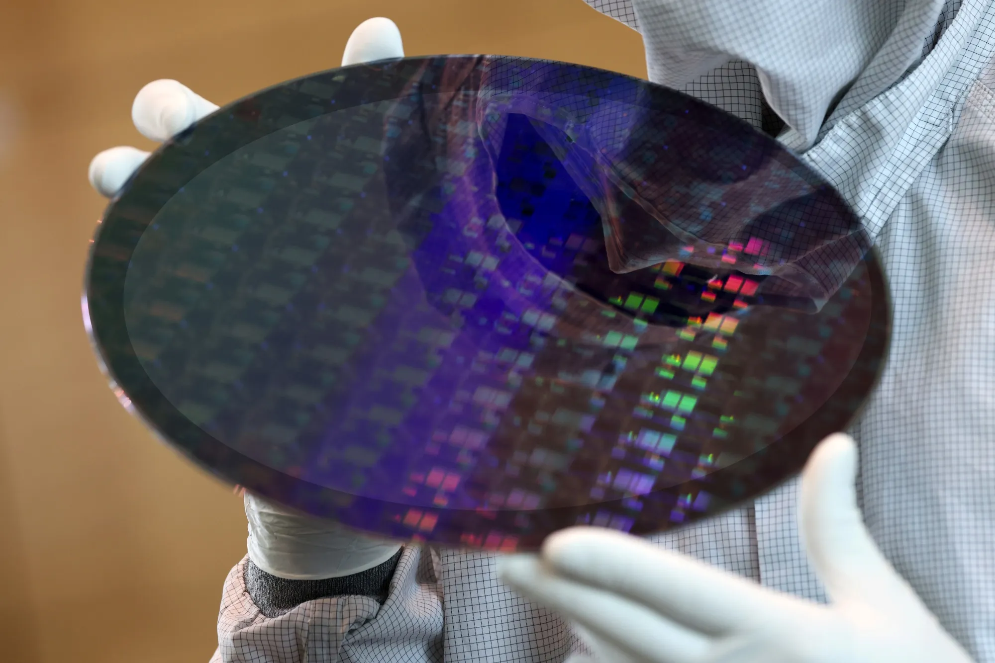 German Chancellor Candidate Armin Laschet Visits Globalfoundries Inc. Semiconductor Plant 