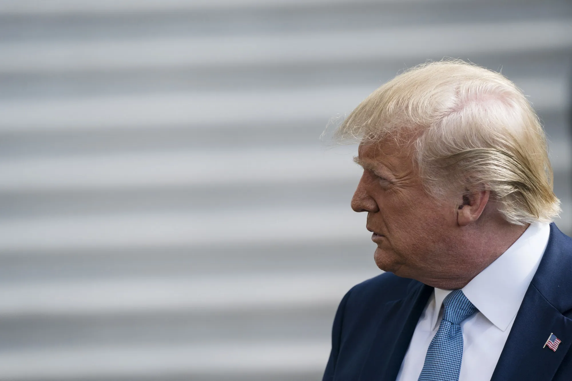 U.S. President Donald Trump outside of the White House in Washington D.C. on Oct. 4.