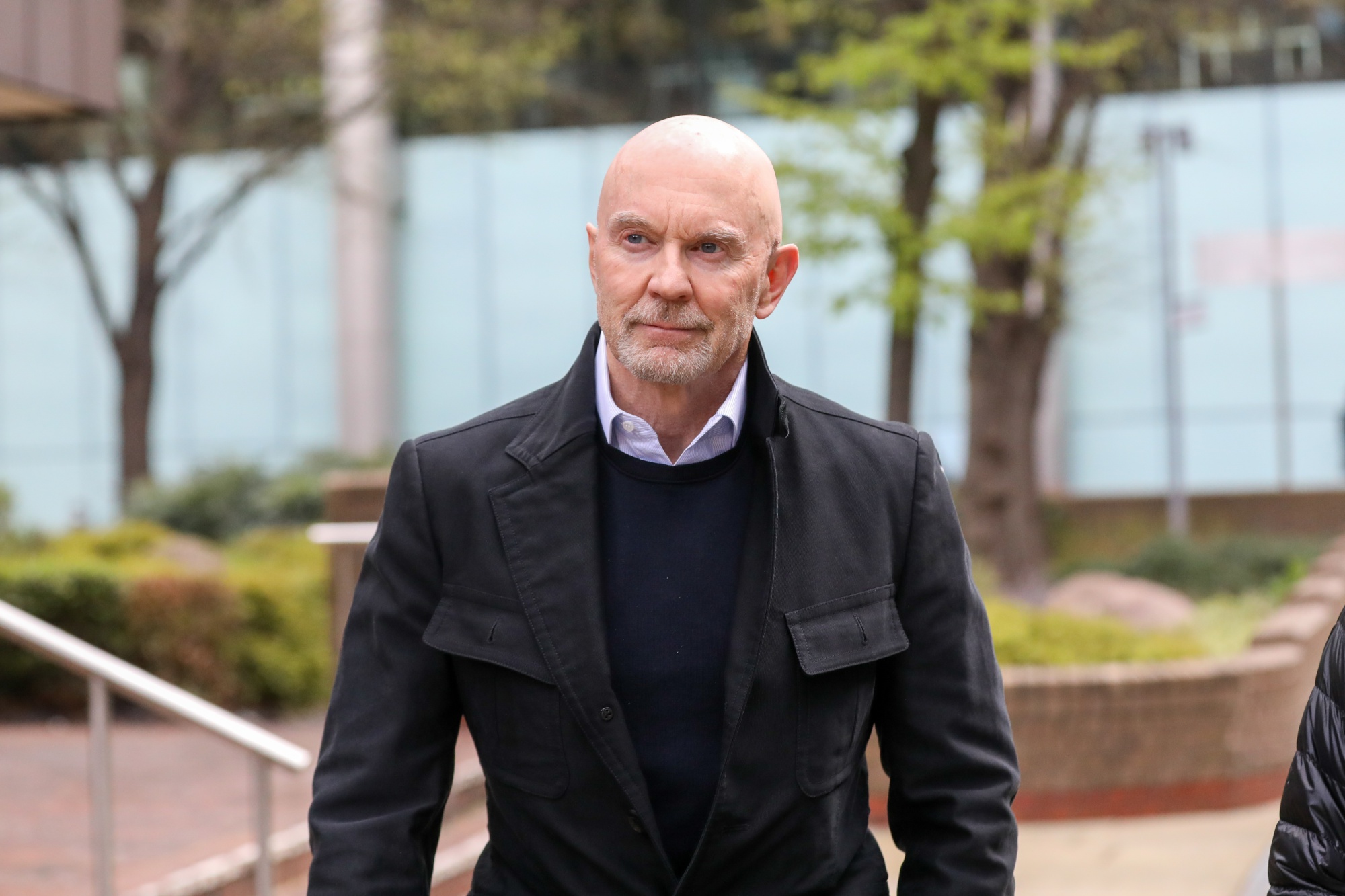 Roger Jenkins leaves Southwark Crown Court in London, in April 2019.