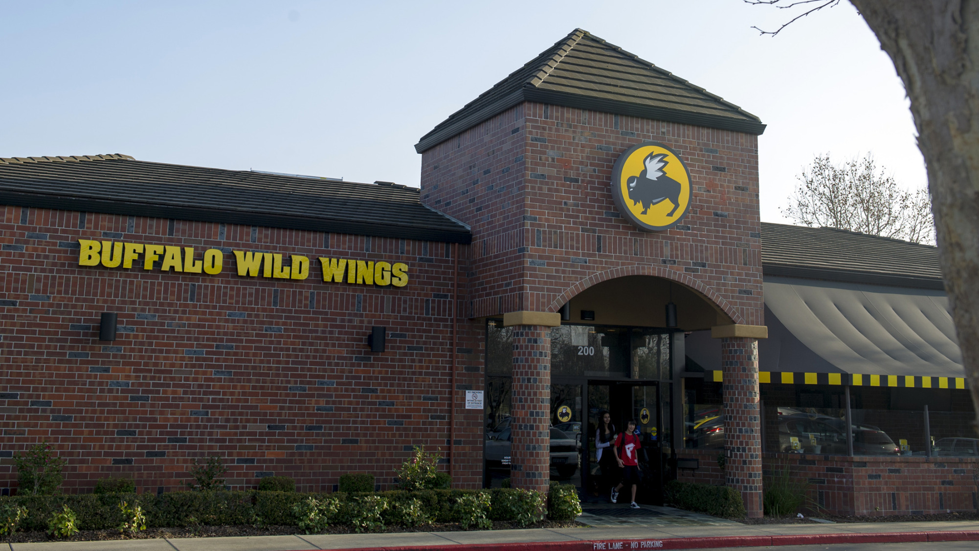 A Buffalo Wild Wings restaurant in San Ramon, California.
