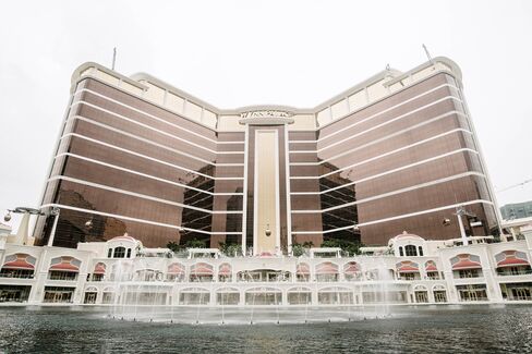 The Wynn Palace features a $100 million water fountain show synchronized to music and lights.