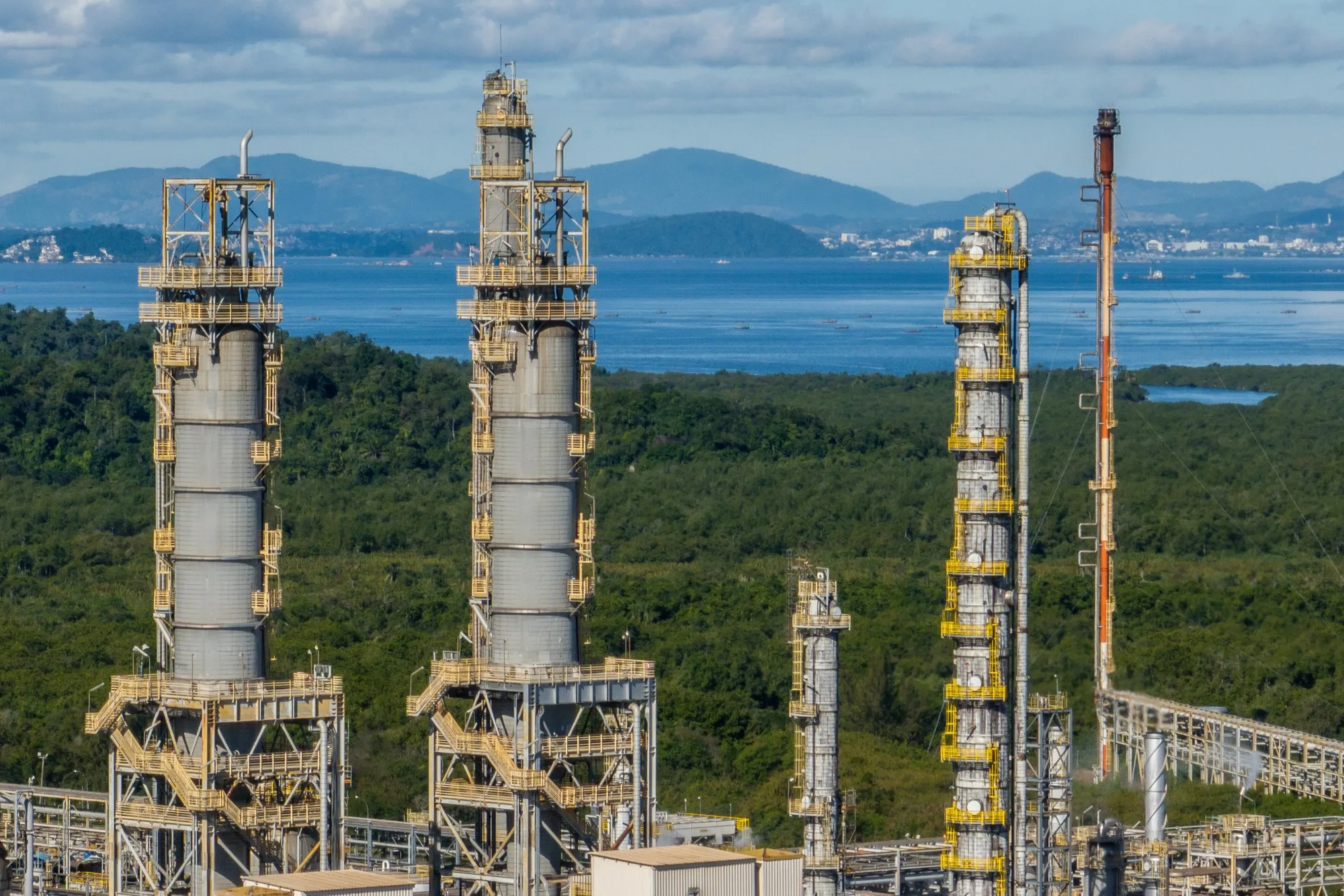The Braskem petrochemical plant in Duque de Caxias, Rio de Janeiro state, Brazil.