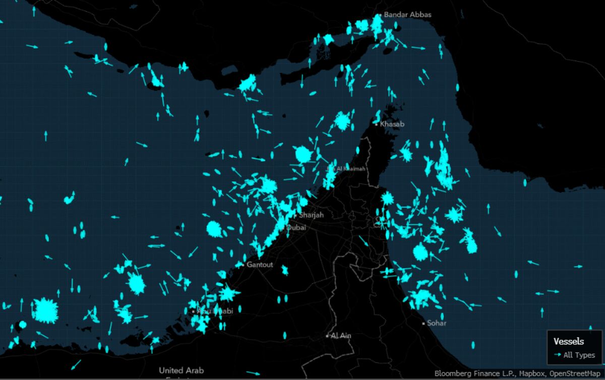 Vast Ship Clusters and Speeding Tankers Point to Hormuz Jamming.