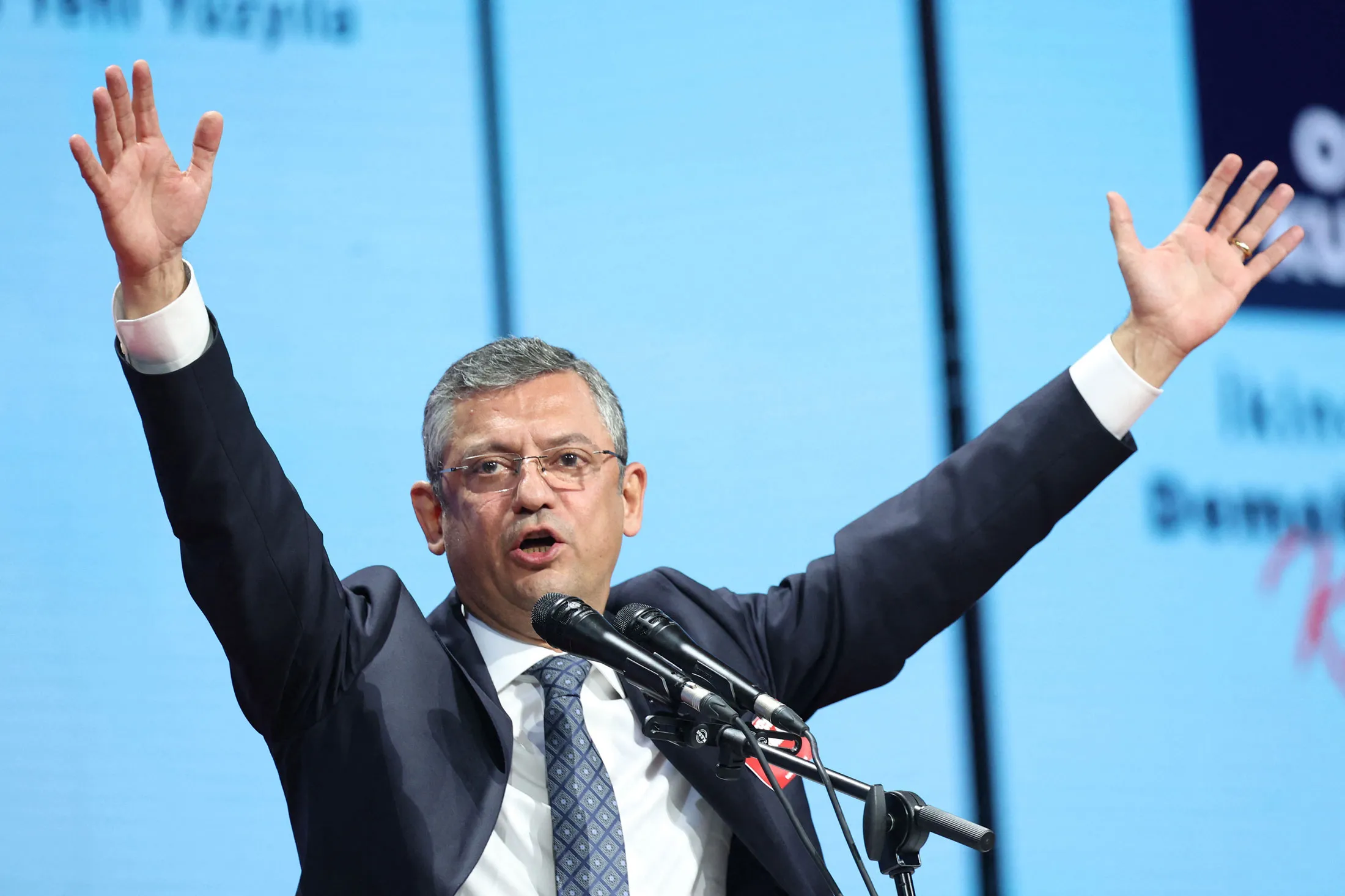 Ozgur Ozel in Ankara on Nov. 4.