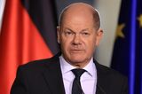 Germany Chancellor Olaf Scholz as Europe Marks One Year of War