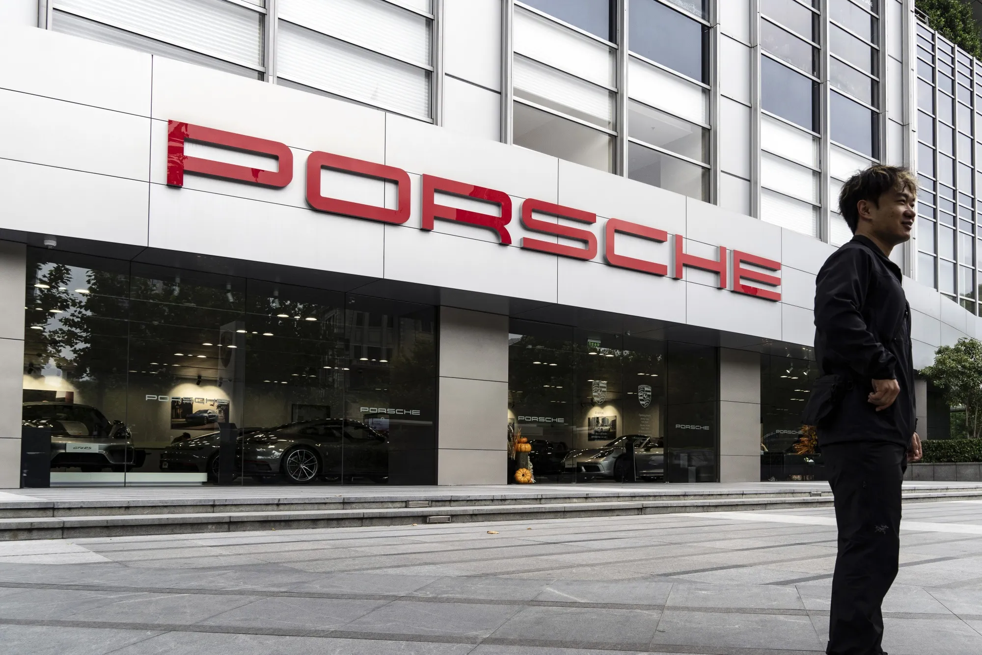 A Porsche Automobil Holding SE dealership in Shanghai.