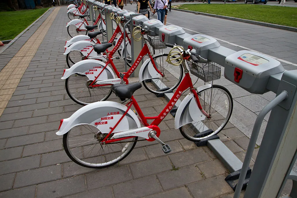 Beijing is one of several Chinese cities with bike-sharing programs now.
