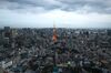 The Tokyo Tower, center, stands illuminated in Tokyo, Japan, on Wednesday, Oct. 23, 2019. Japan has been attempting monetary-fiscal coordination since 2013, with a joint statement by the Bank of Japan and Prime Minister Shinzo Abe’s administration pledging to work toward 2% inflation and sustainable economic growth. Under Abenomics, as it’s known, the price goal was supposed to be achieved in just two years. Six years on, inflation is stuck below 1%.