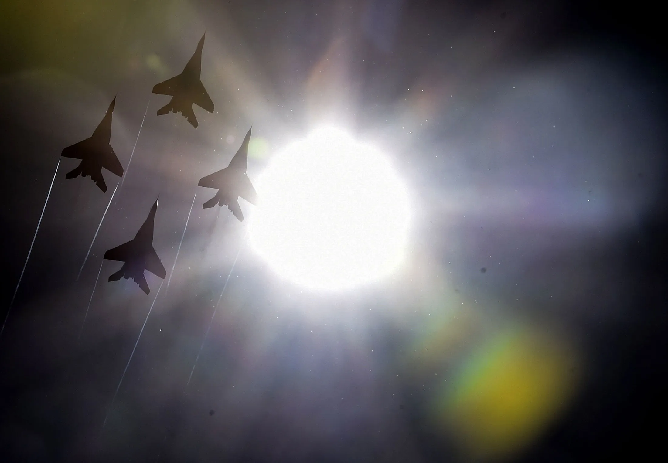 File photo showing Russian MIG-29 jet fighters.
