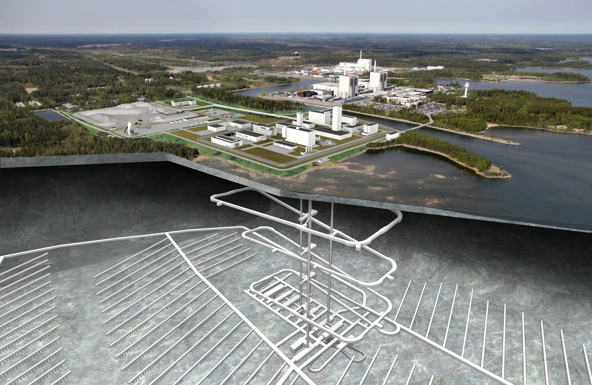Plans for a repository site at Forsmark in Sweden