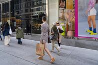 NYC Shoppers As Retail Sales In U.S. Show Impact Of Surging Gasoline Prices