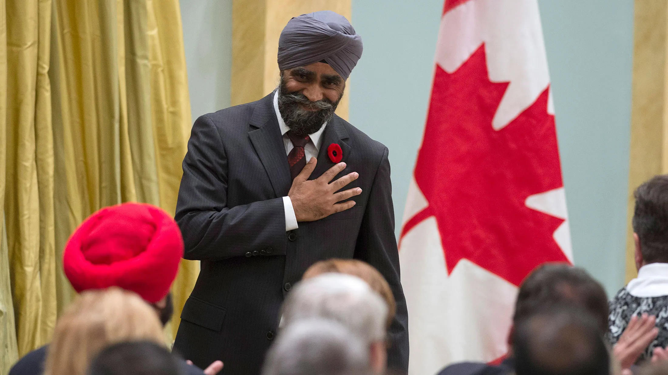 Canada’s new defense minister, Harjit Sajjan.
