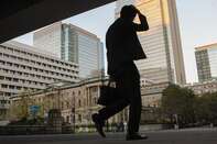 Bank of Japan Headquarters Ahead of Rate Decision