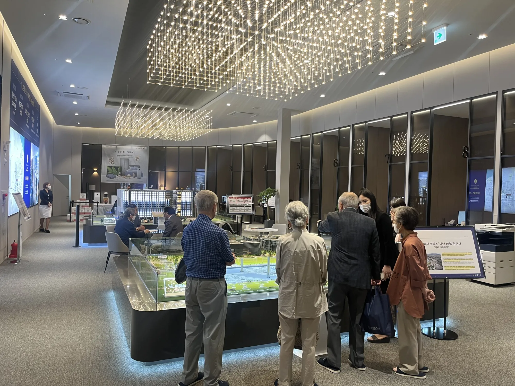 Prospective buyers at a presentation for VL Le West.