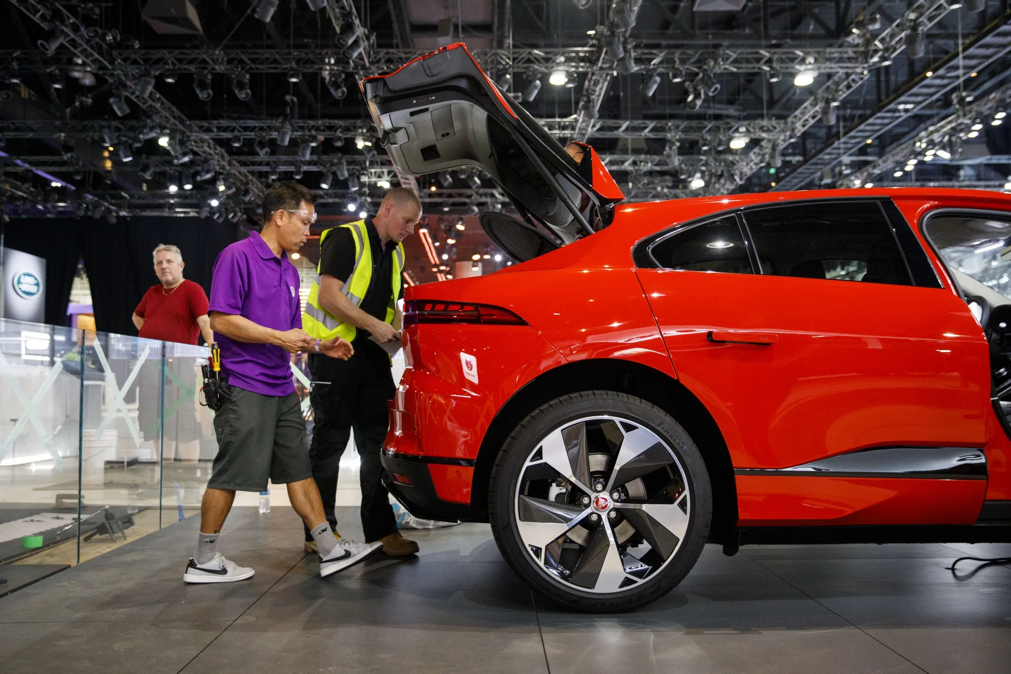 Preparations For Automobility LA Ahead Of The Los Angeles Auto Show