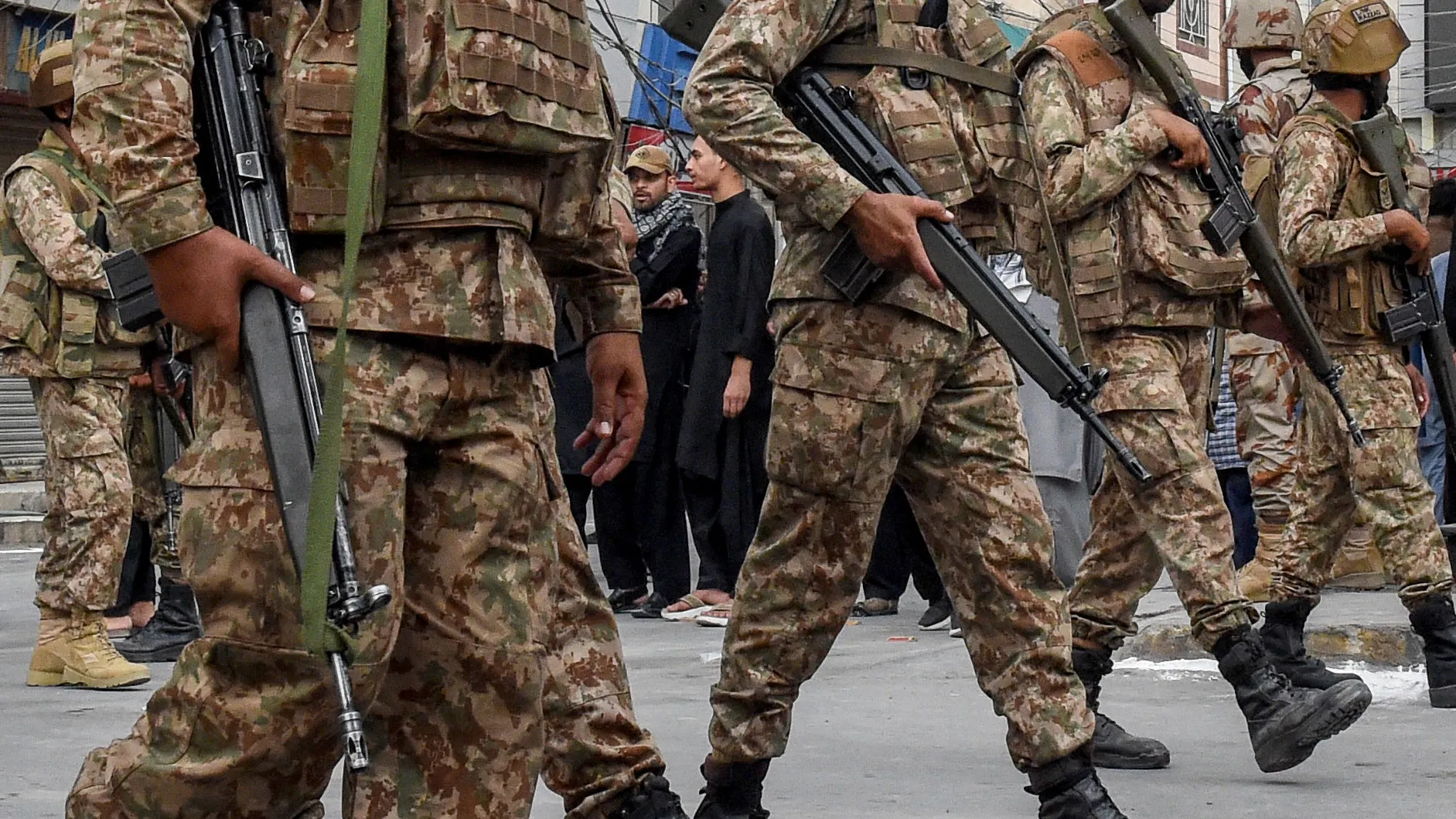 Pakistani soldiers