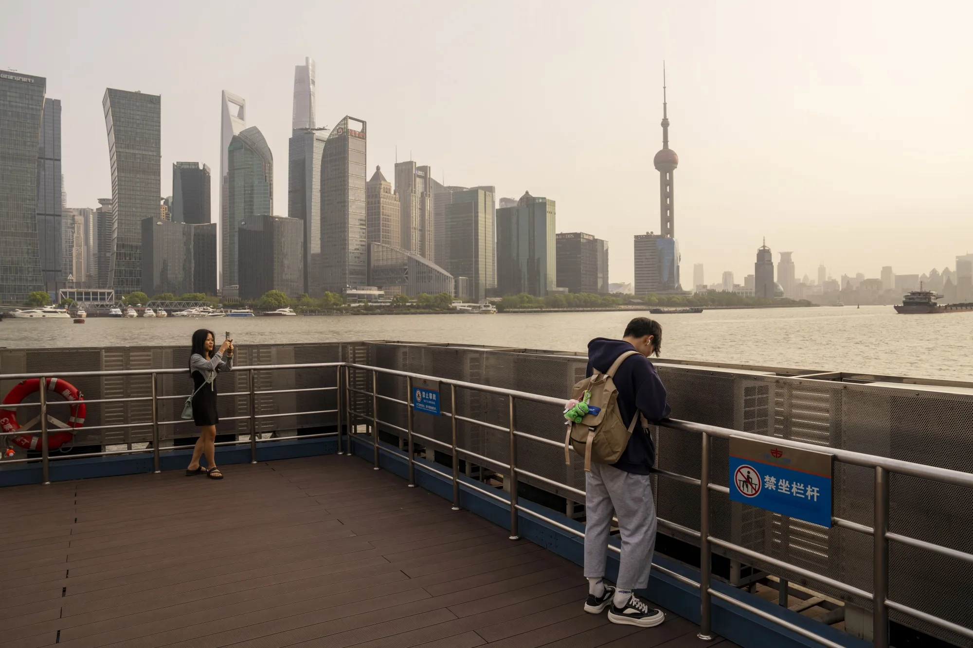 The Chinese financial hub of Shanghai.

&nbsp;