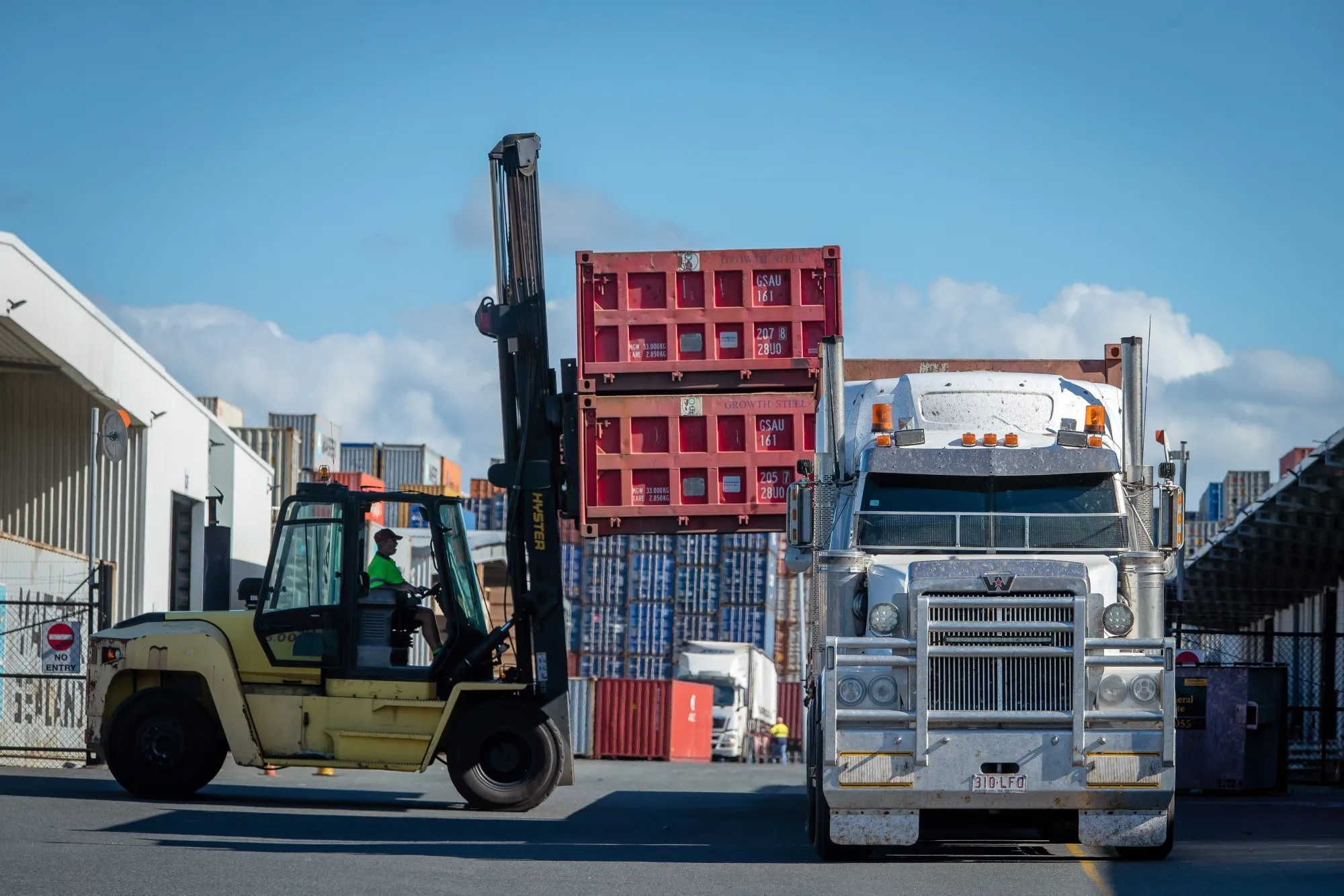 Views of the Port of Brisbane as Australia Stokes Tensions With Largest Export Partner