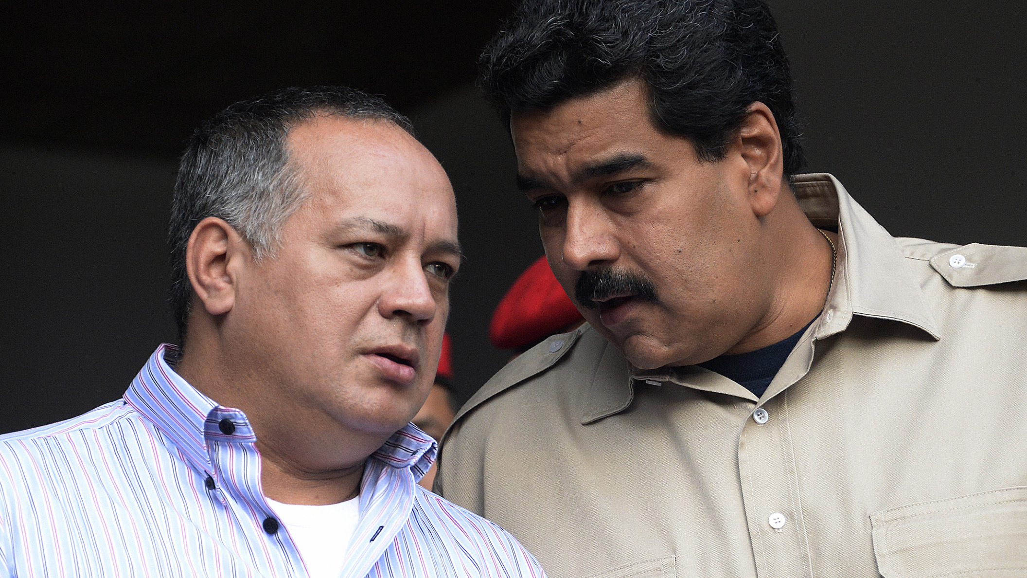 Venezuelan President Nicolas Maduro with Venezuelan Parliament President Diosdado Cabello
