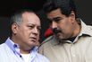 Venezuelan President Nicolas Maduro with Venezuelan Parliament President Diosdado Cabello

