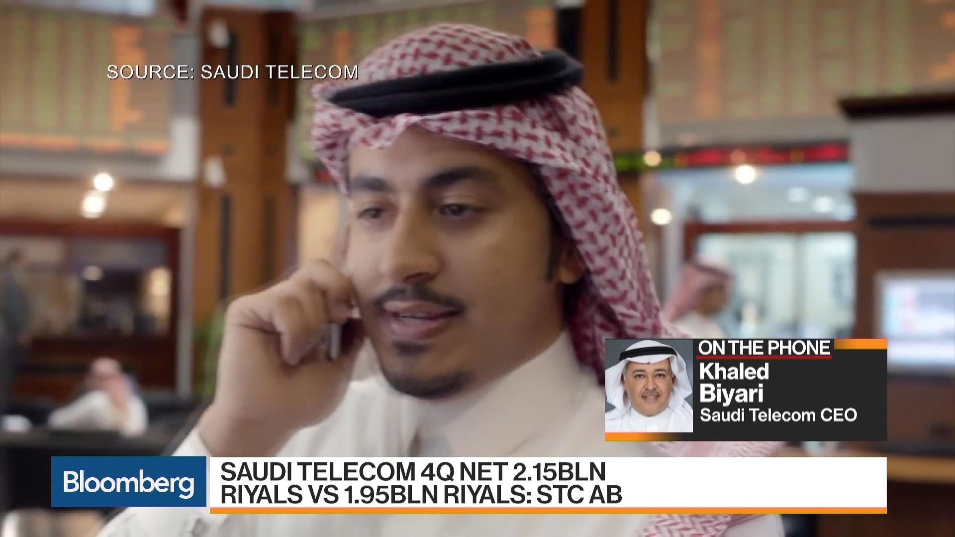 Saudi Telecom CEO: We're Venturing Into Digital Platforms - Bloomberg