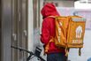 A Just Eat courier.