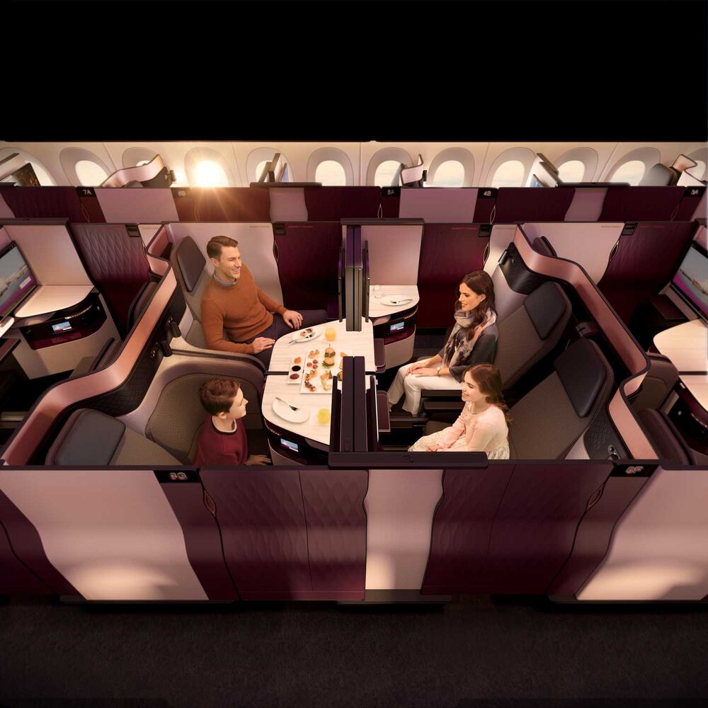 Which Business Cl Is The Est Fly For Less Than Coach 1 Qatar Airways Qsuites