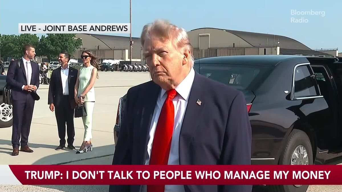 Funds Run My Money, I Don’t Get Involved Says Trump (Q&A)
