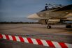 A Swedish Air Force Gripen fighter jet.