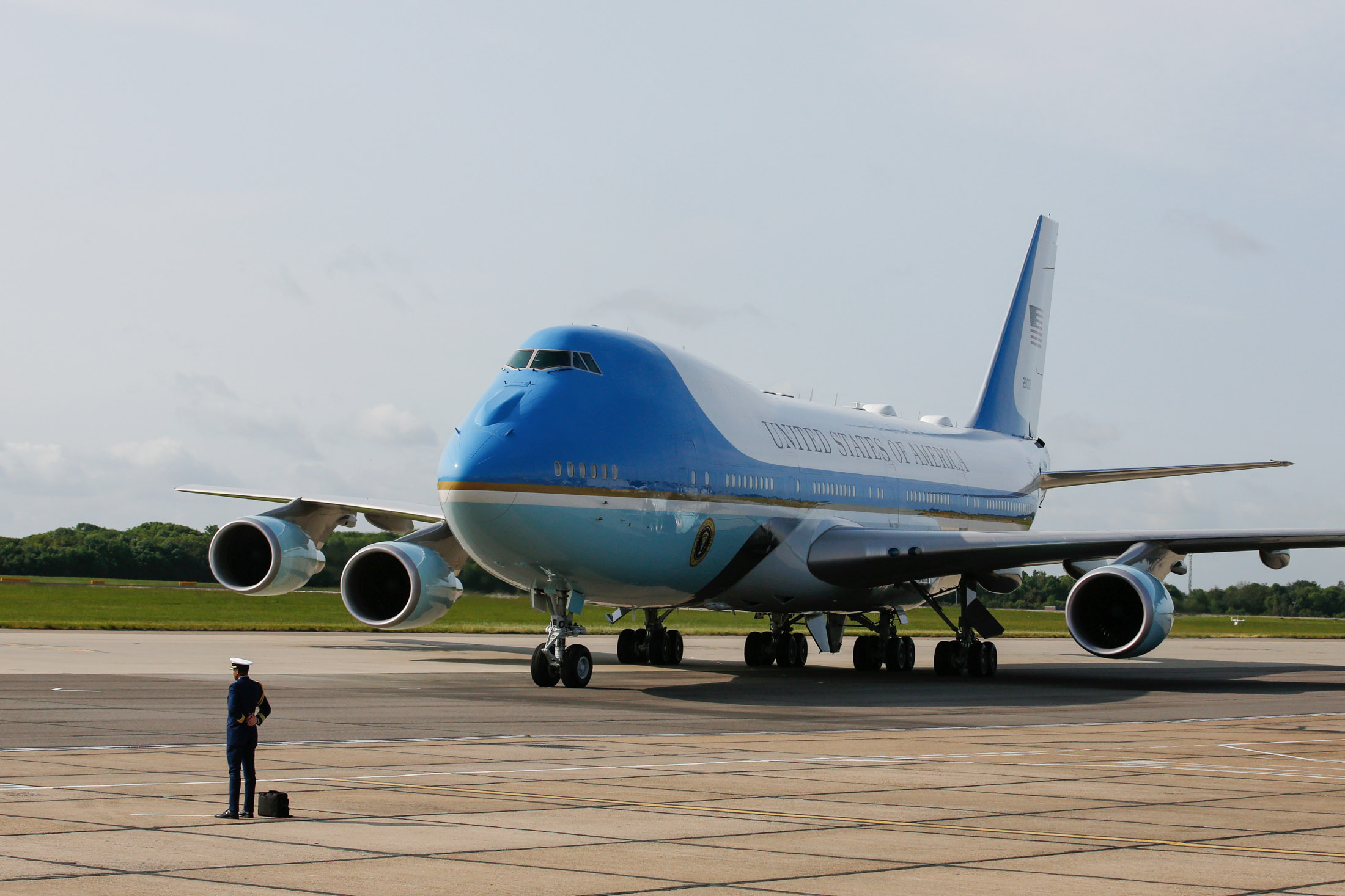 Le président Trump visite le Royaume-Uni