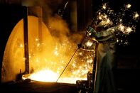 Steel Production At ThyssenKrupp AG Plant