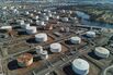 Storage tanks at the Phillips 66 Bayway Refinery in Linden, New Jersey, US.