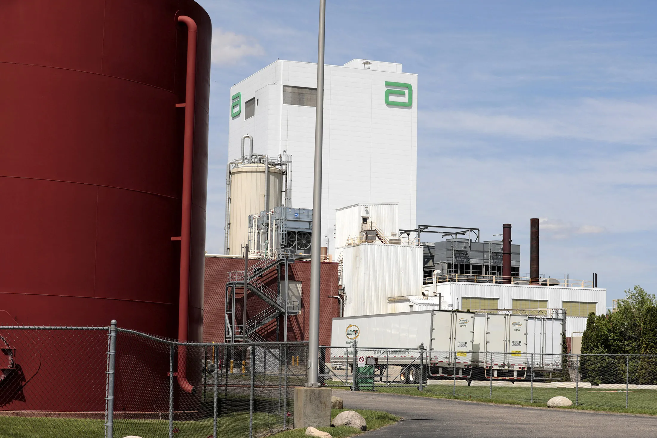 The Abbott manufacturing facility in Sturgis, Michigan.