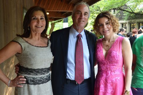 Wendy and Jeff Barker with Arielle Tepper Madover