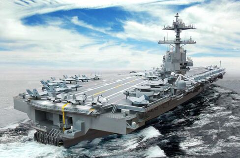 Gerald Ford Carrier May Have $1.1 Billion Overrun
