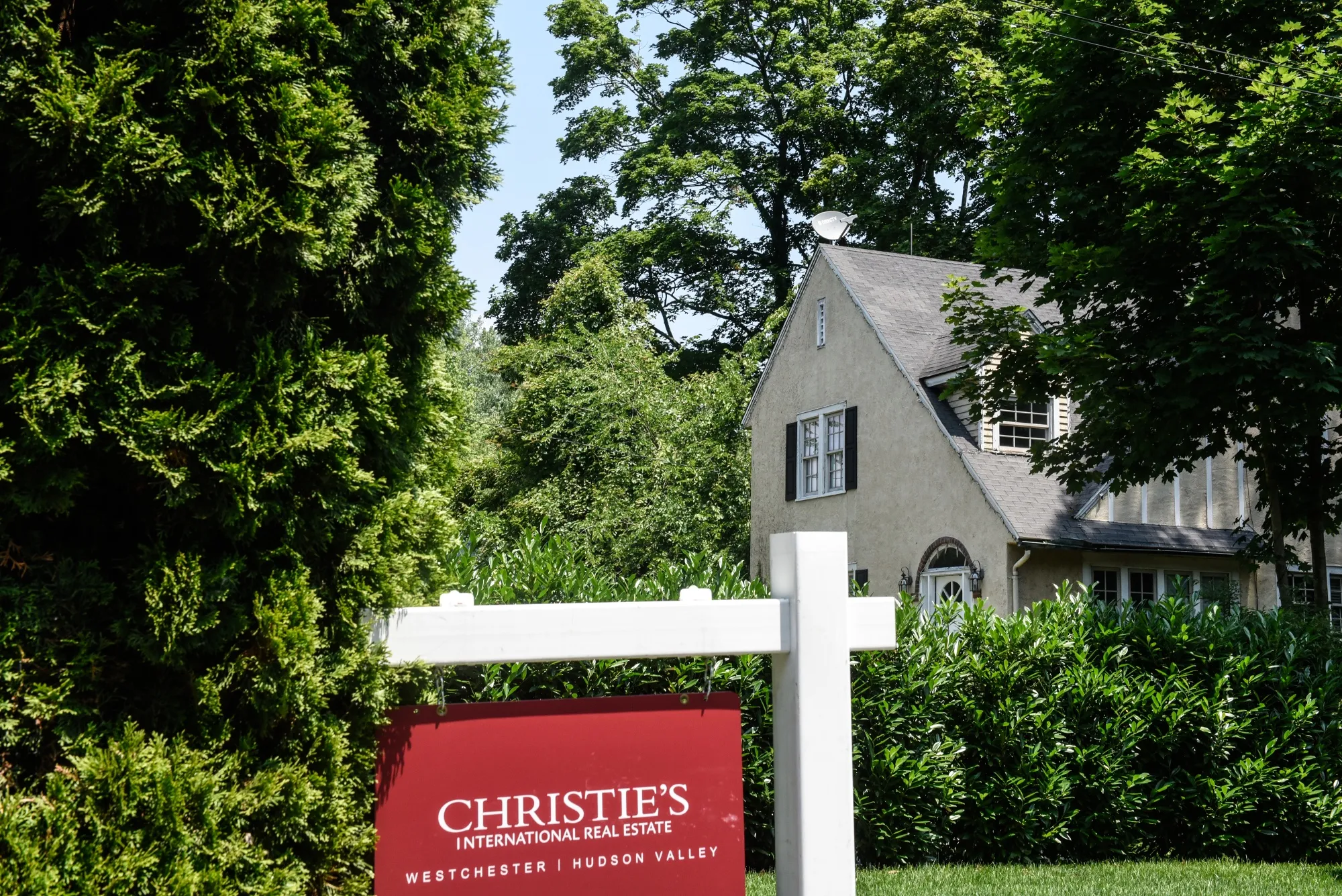 A&nbsp;house for sale in Westchester County in Rye, New York.