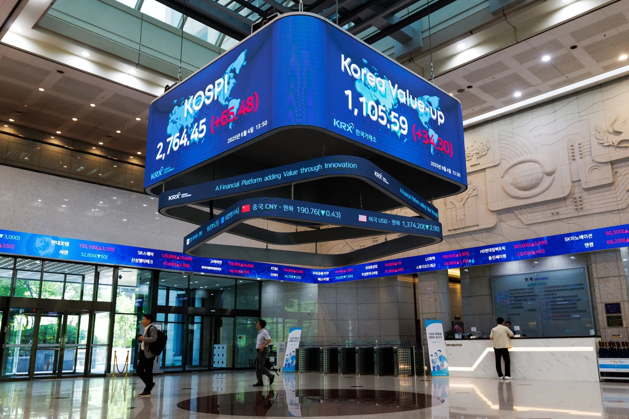 The Korea Exchange in Seoul, on June 4.